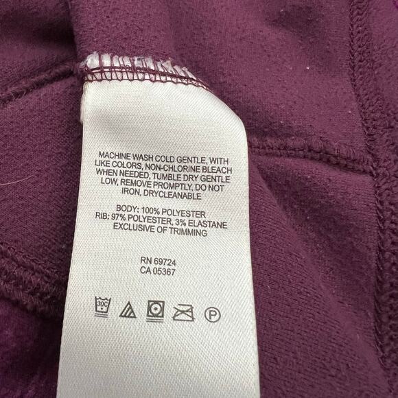 Columbia Half Zip Fleece Pullover Top Purple Space Dye long sleeve 0455991 - Picture 4 of 4